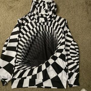 Kids large graphic illusion sweatshirt